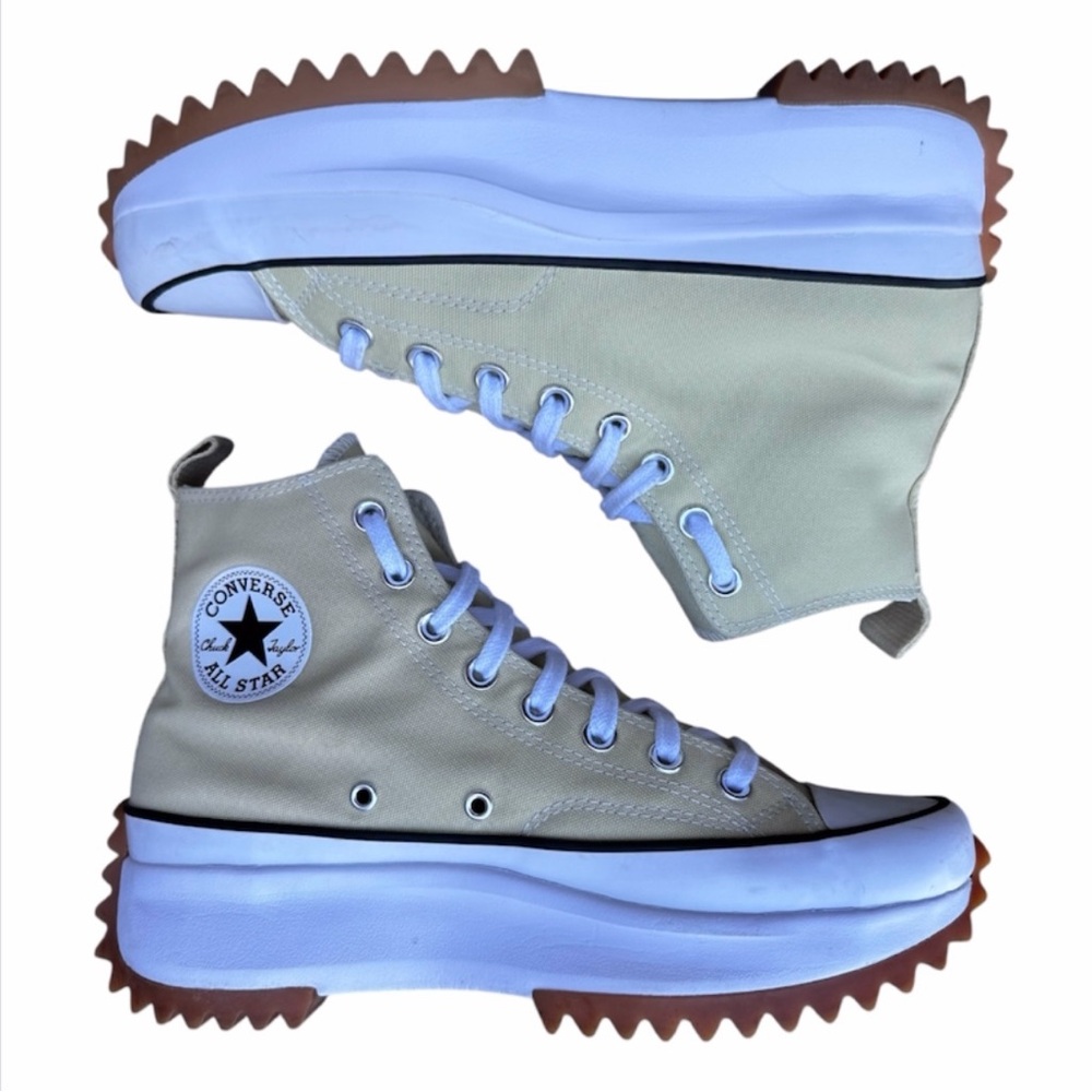 Converse Women's Run Star Hike Platform Lemon Drop Yellow Shoes Sneaker Size 9.5